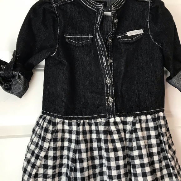 Calvin Klein jeans dress black size 18 months - Picture 3 of 6